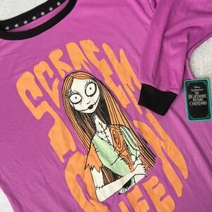 Disney Nightmare Before Christmas Sally Scream Queen Sleep Dress Small